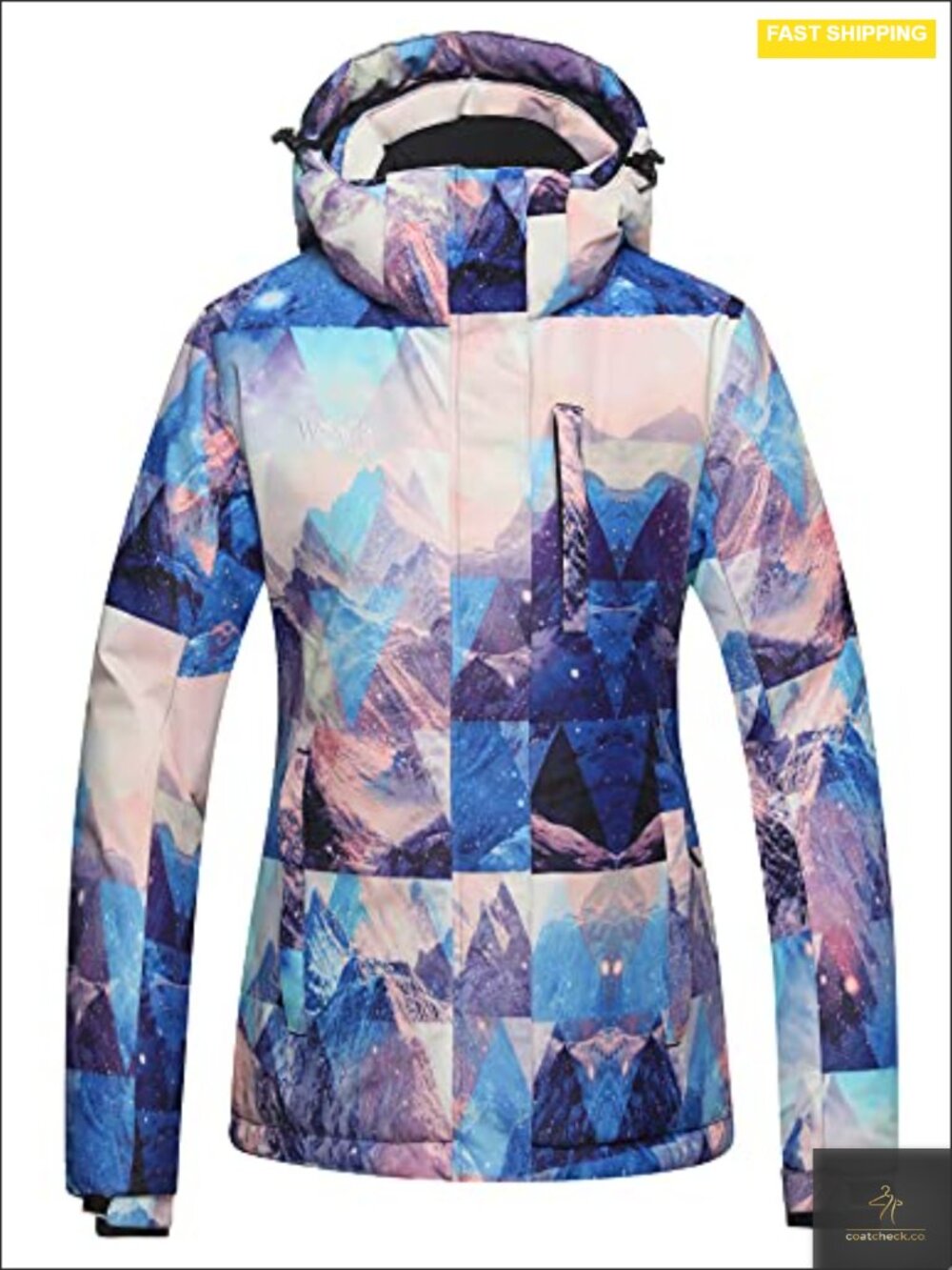 Waterproof Ski Jacket Woman Insulated Snow Coat Taped Seams Winter Parka